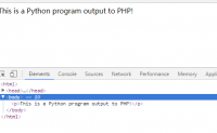 PHP调用Python脚本